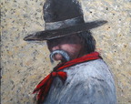 Foulard rouge d'après A.Kohn Dec 25